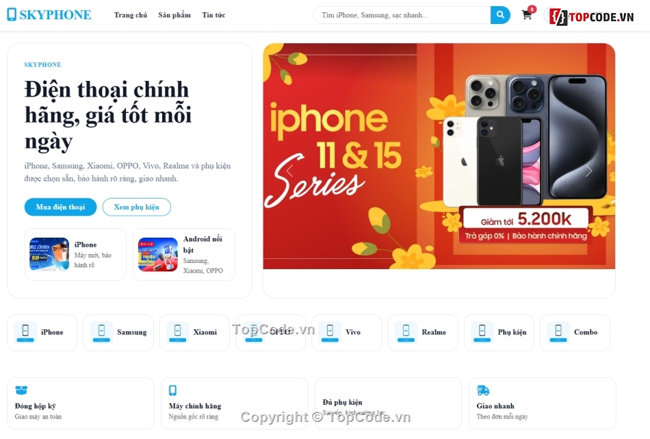 web bán điện thoại,website bán điện thoại,website điện thoại